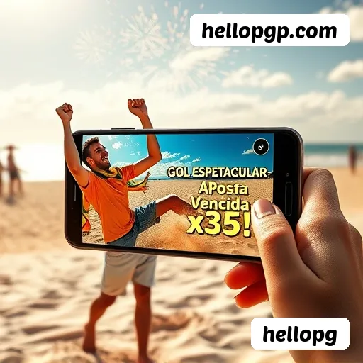 Aplicativo móvel hellopg para iOS e Android